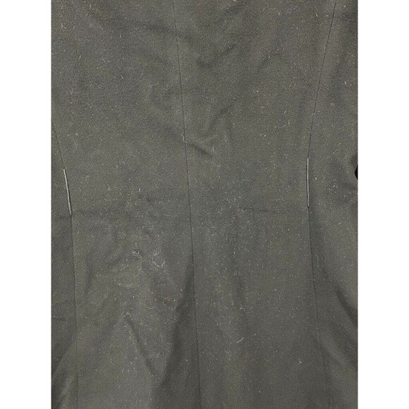 MaxMara Wome's Black Wool Pea Coat Three Buttons Size 8 - Picture 15 of 16